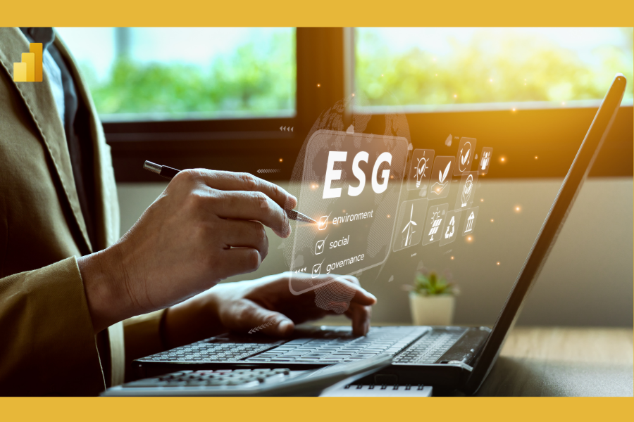 Monitorowanie wskaźników ESG w Power BI.
